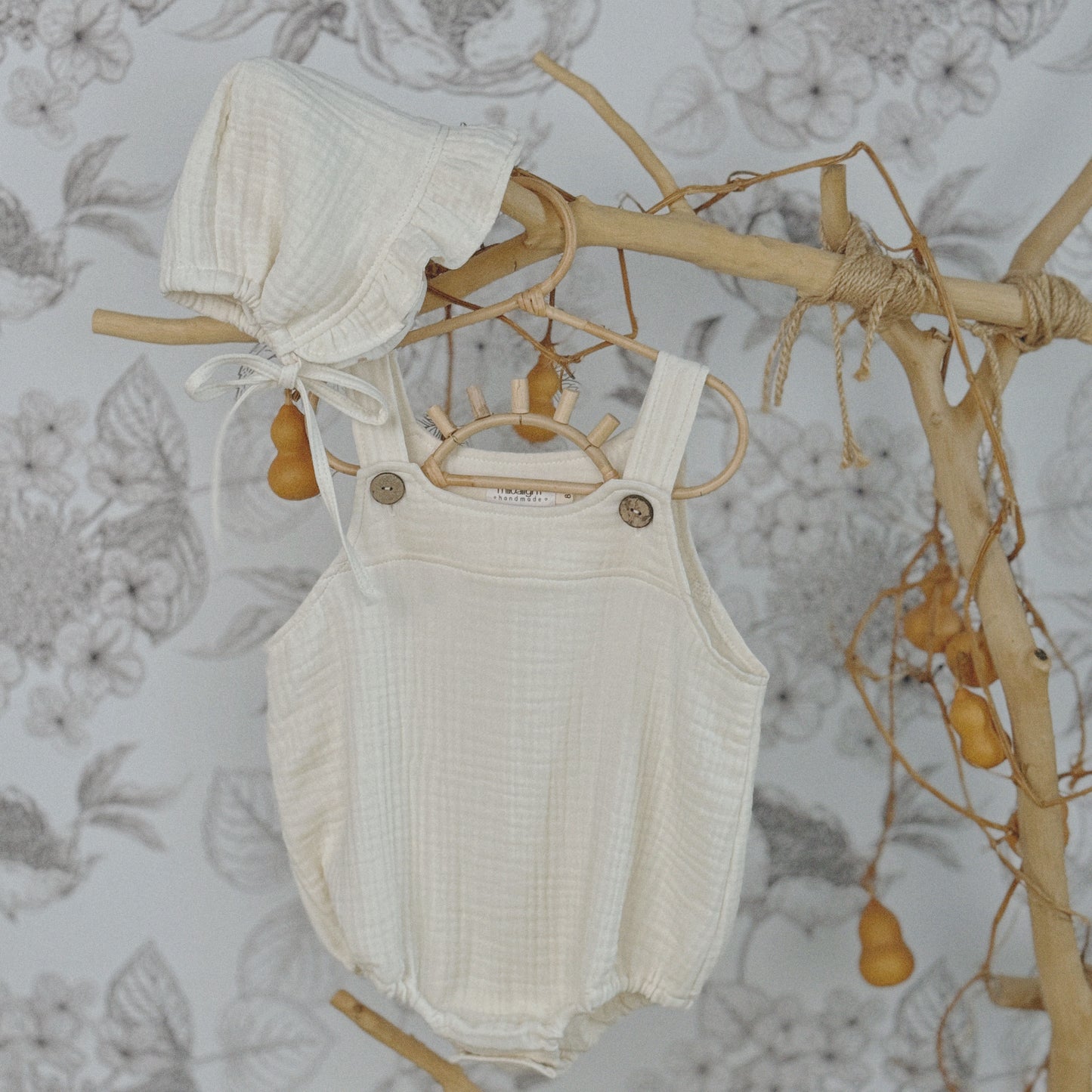 0-3Y Baby Bonnet with Organic Cotton Lining | Triple-Layer Cotton Gauze | 10+ Colors