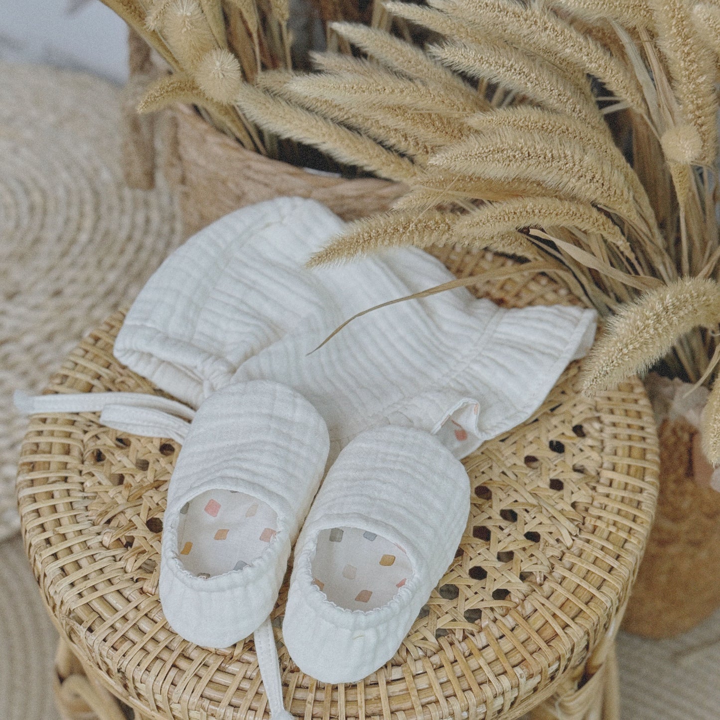 0-4Y Baby Soft Cotton Gauze Shoes | Organic Cotton Lining | 10+ Colors