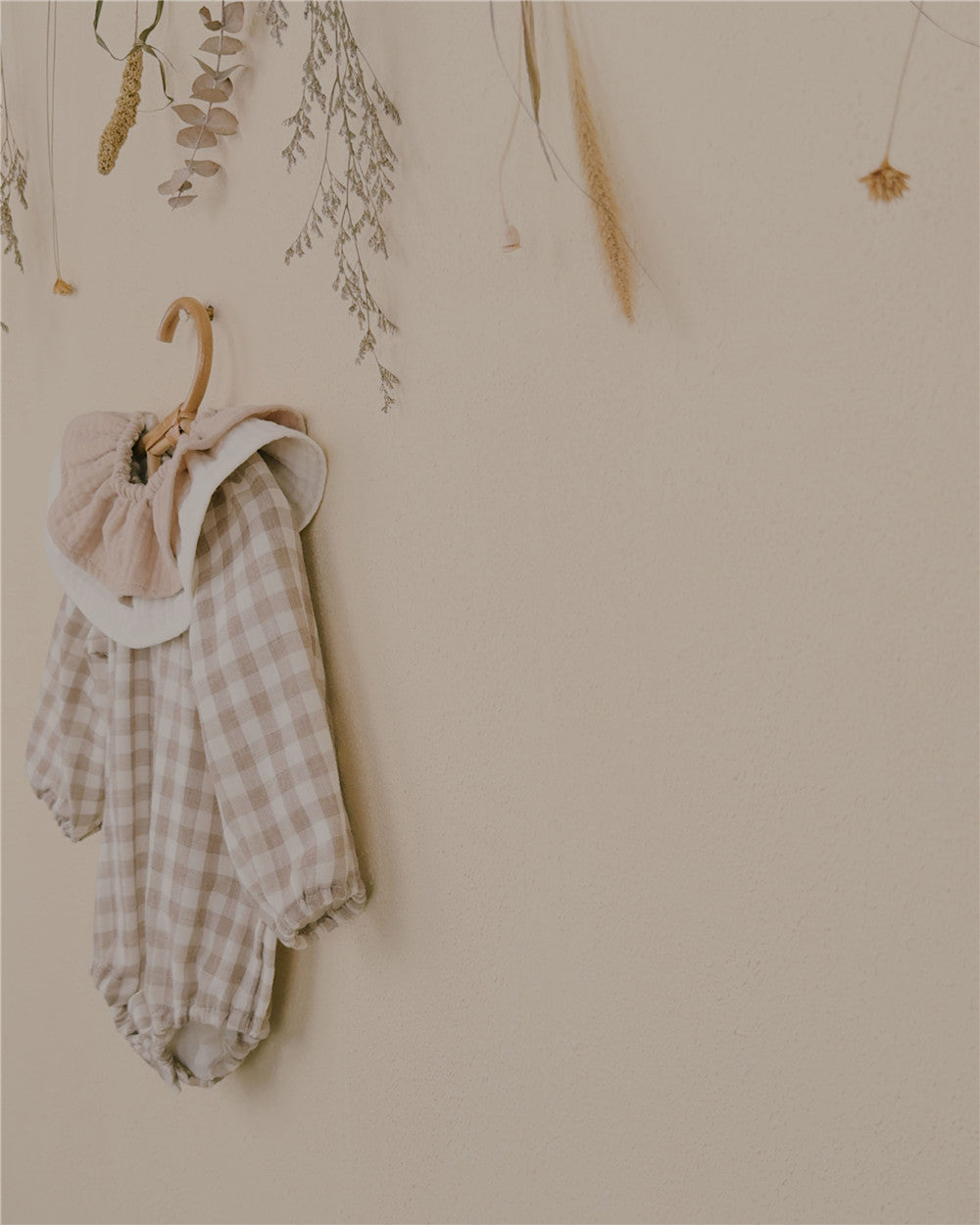 3M-3Y Soft Checkered Baby Romper | Cozy and Practical with Playful Details