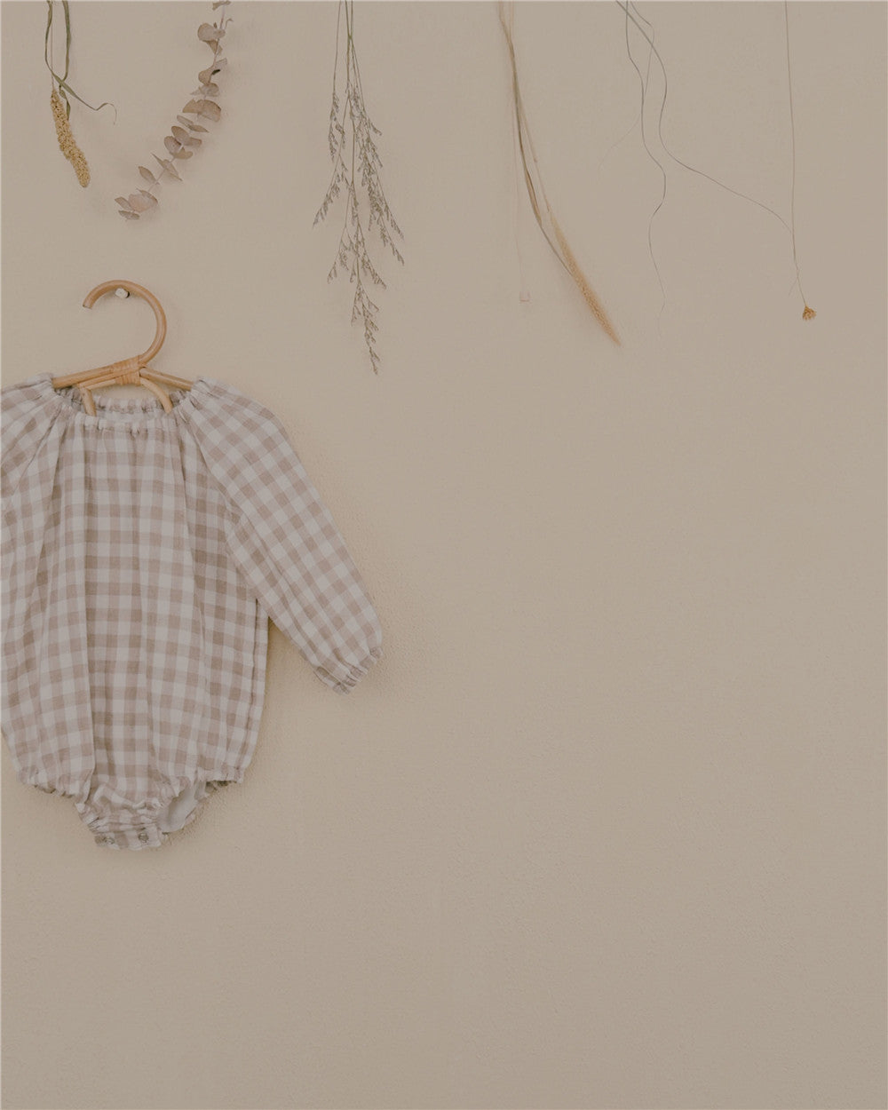 3M-3Y Soft Checkered Baby Romper | Cozy and Practical with Playful Details