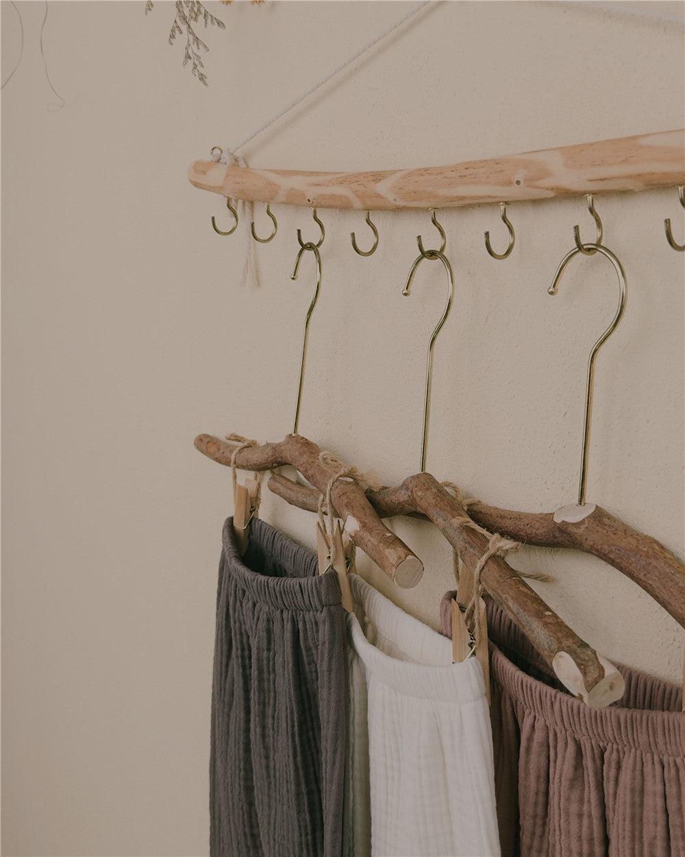 3M–3Y Cotton Gauze Baby Pants – Loose Fit, Soft & Breathable & Handmade