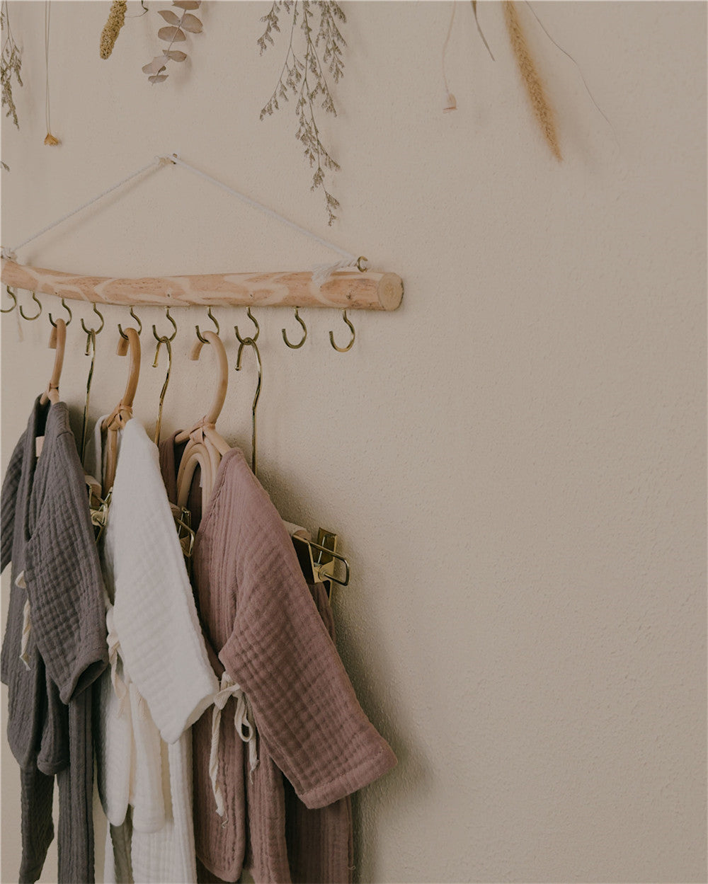 3M-3YCotton Gauze Baby Kimono Set | Soft, Comfortable, and Perfect for Diaper Wear