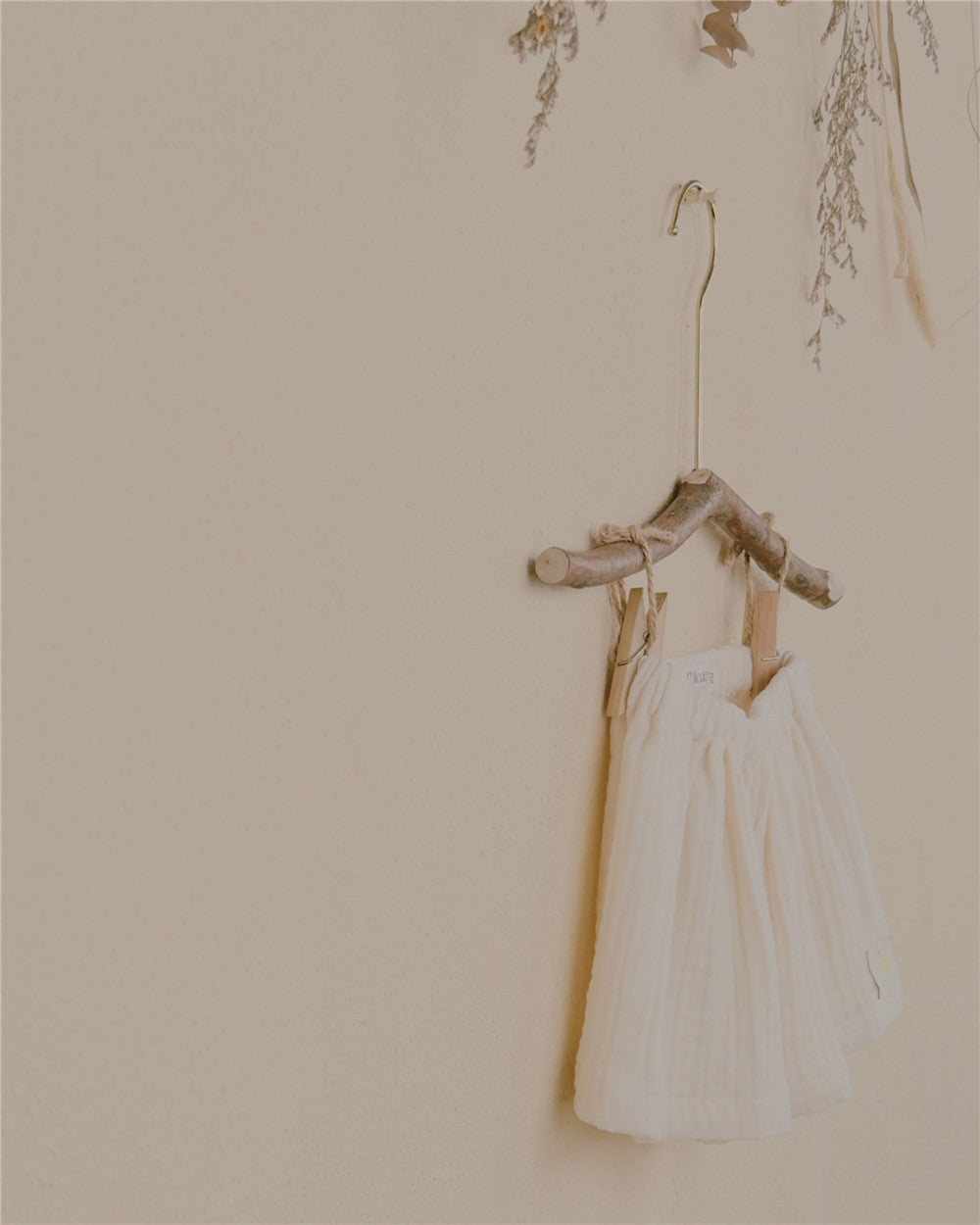 12M–6Y Cotton Gauze Skirt – Soft, Gathered, and Easy to Twirl