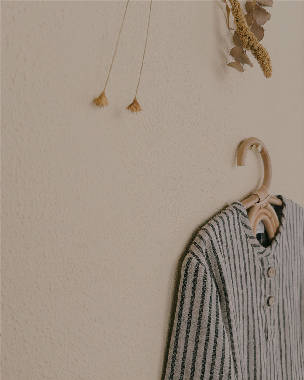 9M-6Y Baby & Toddler Boys Striped Cotton Gauze Henley Top | Lightweight Breathable Long Sleeve Shirt 🌿