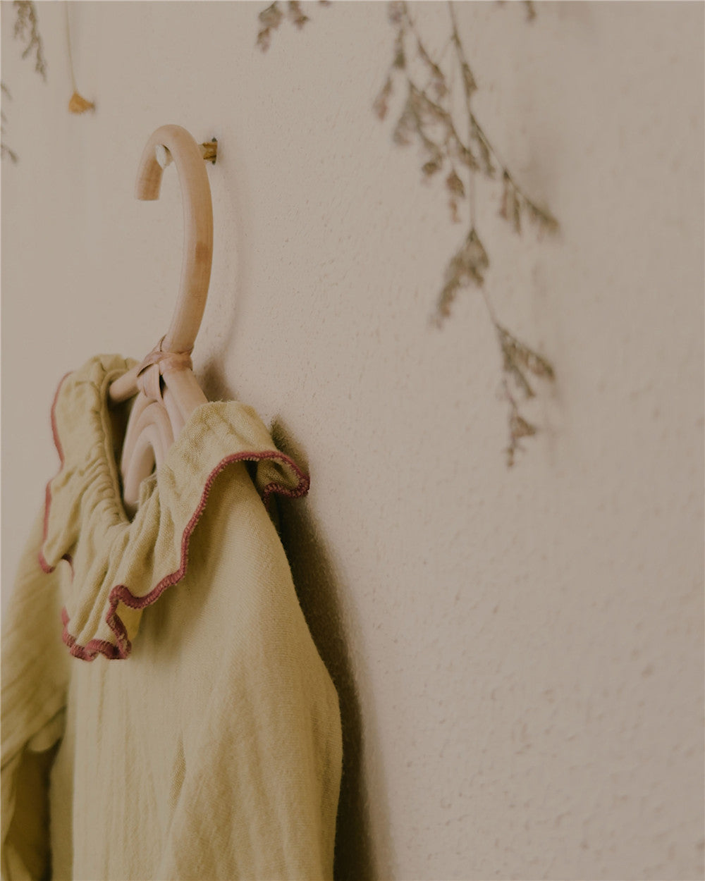 9M–6Y Soft Ruffle Collar Long Sleeve Top | Adjustable Detail and Comfortable Fit