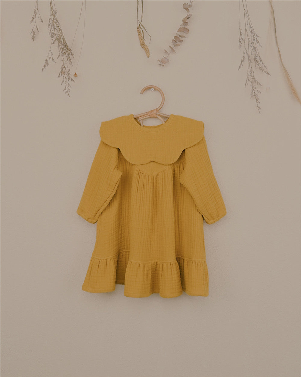 3M-4Y Soft Cloud Baby Bib Collar | Floral Design | Stylish & Functional