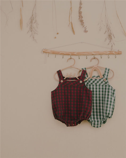 6M–3Y Christmas Collection Cotton Gauze Baby Romper | Handmade Soft