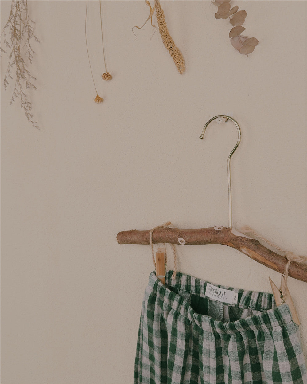 12M–6Y Christmas Collection Gingham Cotton Gauze Pants | Classic Loose-Fit Baby & Toddler Trousers