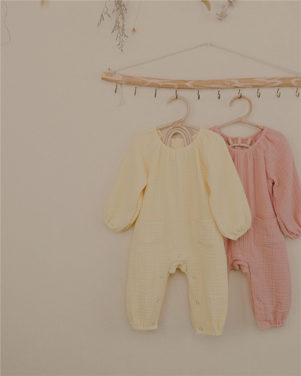 6M–2Y Everyday Romper With Pockets | Soft Cotton, Elastic Cuffs, Easy to Wear