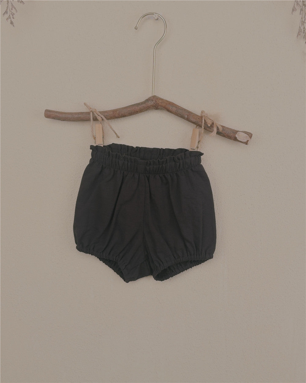 9M–6Y Deep Charcoal Cotton Summer Set | Lightweight Loose-fit Outfit